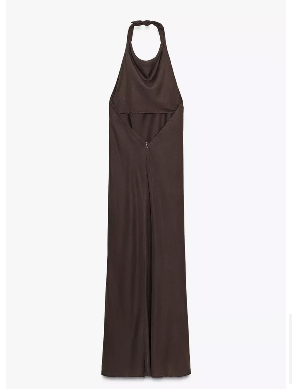 Zara Brown Sleeveless Maxi Dress - Picture 3 of 4